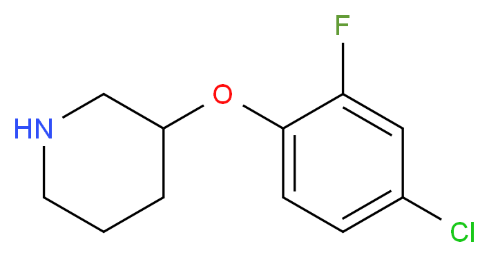 3-(4-Chloro-2-fluorophenoxy)piperidine_Molecular_structure_CAS_946726-21-2)