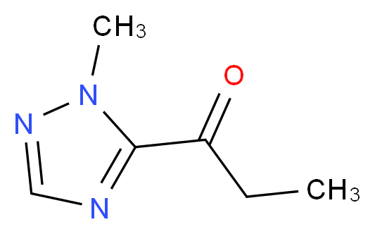 1-(1-methyl-1H-1,2,4-triazol-5-yl)-1-propanone_Molecular_structure_CAS_153334-14-6)