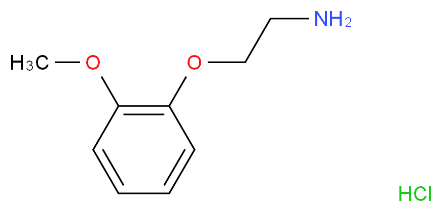 2-(2-Methoxyphenoxy)ethylamine hydrochloride_Molecular_structure_CAS_64464-07-9)