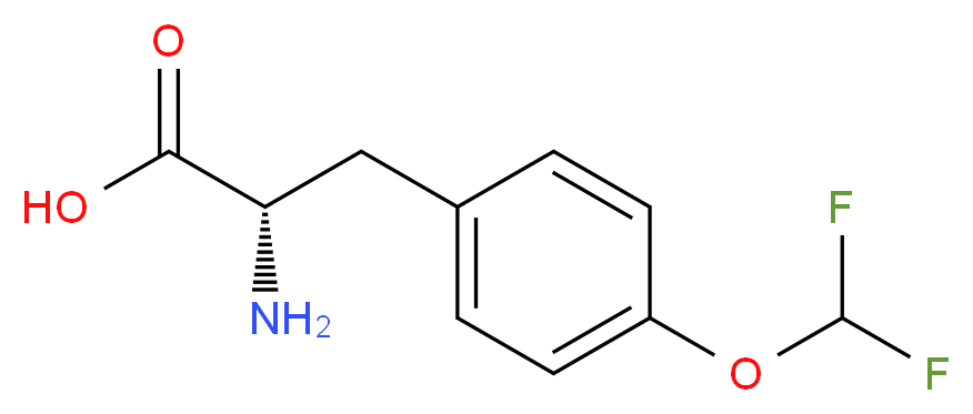 (2S)-2-amino-3-[4-(difluoromethoxy)phenyl]propanoic acid_Molecular_structure_CAS_)