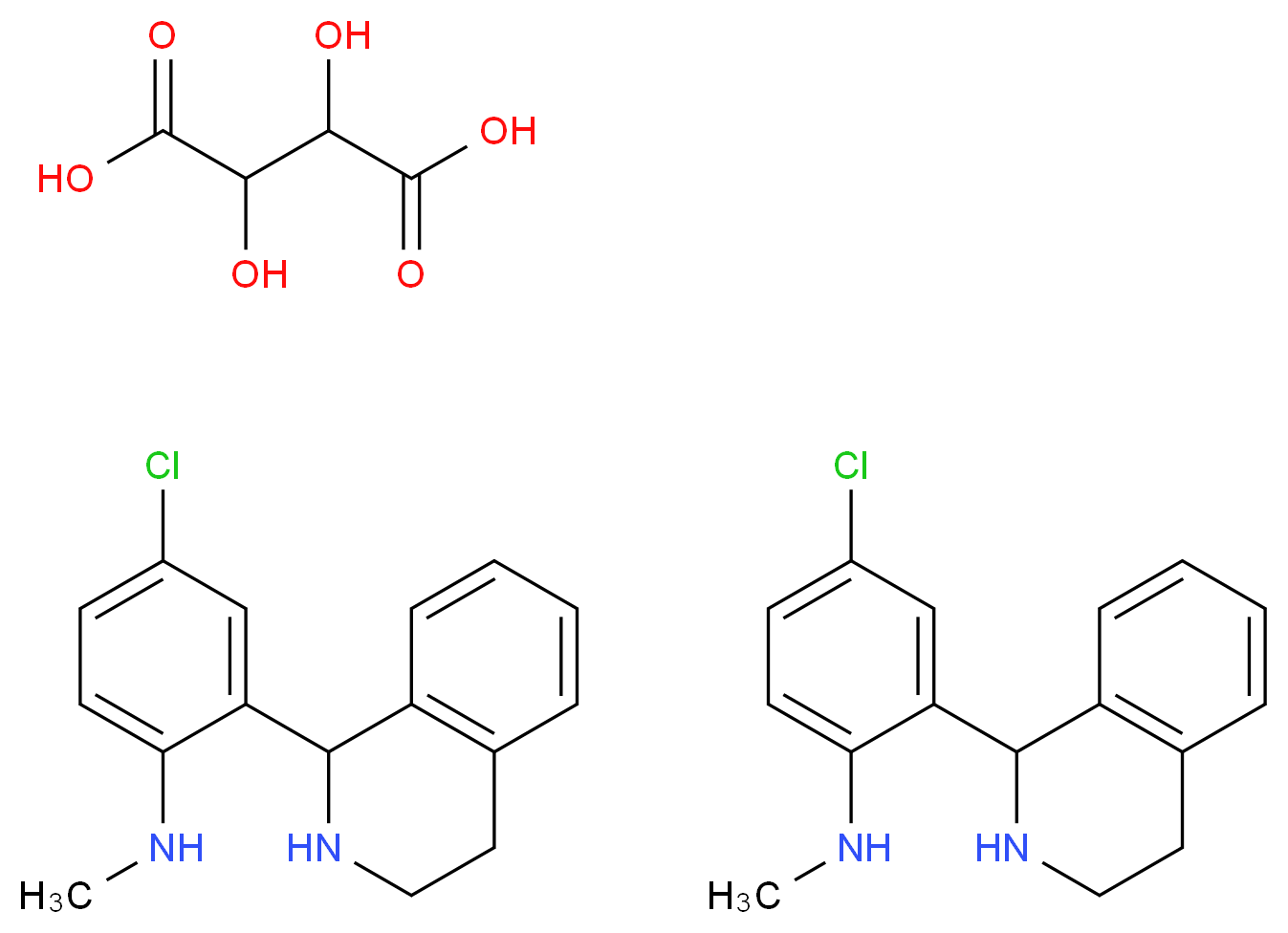 4-chloro-N-methyl-2-(1,2,3,4-tetrahydroisoquinolin-1-yl)aniline hemi(2,3-dihydroxysuccinate)_Molecular_structure_CAS_)
