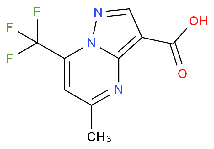5-methyl-7-(trifluoromethyl)pyrazolo[1,5-a]pyrimidine-3-carboxylic acid_Molecular_structure_CAS_695191-64-1)