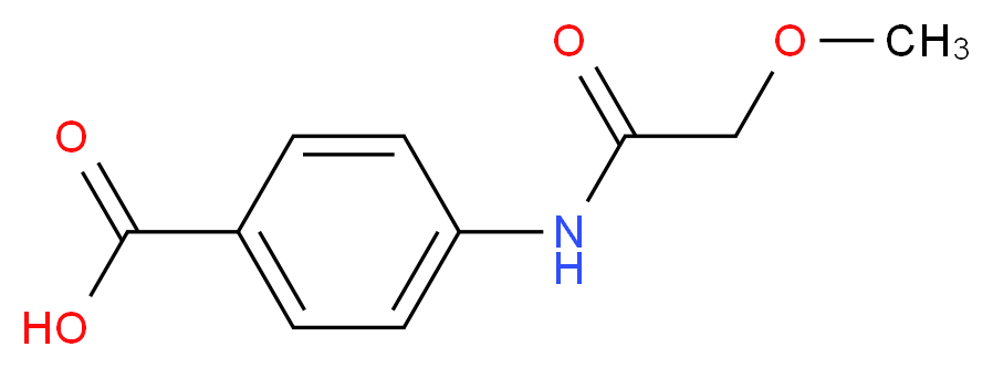 4-[(methoxyacetyl)amino]benzoic acid_Molecular_structure_CAS_54057-65-7)