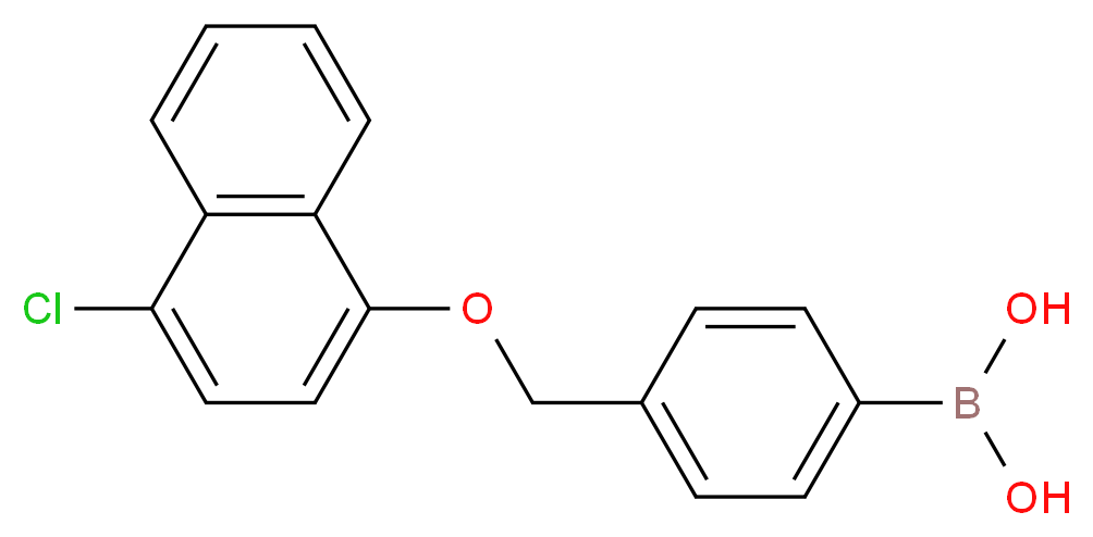 4-[(4′-Chloro-1-naphthyloxy)methyl]phenylboronic acid_Molecular_structure_CAS_870778-84-0)