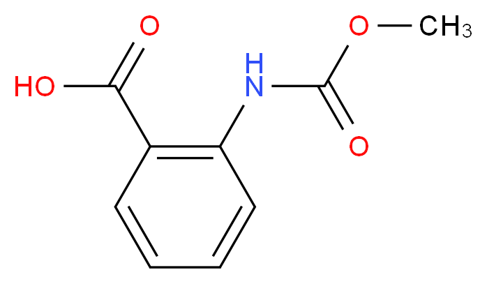 2-[(methoxycarbonyl)amino]benzoic acid_Molecular_structure_CAS_)