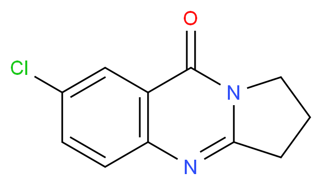 7-chloro-2,3-dihydropyrrolo[2,1-b]quinazolin-9(1H)-one_Molecular_structure_CAS_60811-39-4)