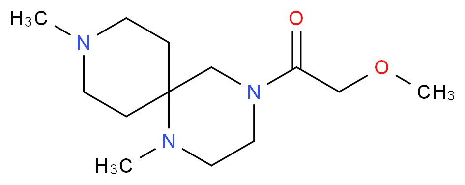 4-(methoxyacetyl)-1,9-dimethyl-1,4,9-triazaspiro[5.5]undecane_Molecular_structure_CAS_)