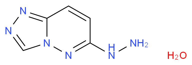 6-Hydrazino[1,2,4]triazolo[4,3-b]pyridazine hydrate_Molecular_structure_CAS_)