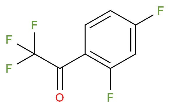1-(2,4-DIFLUORO-PHENYL)-2,2,2-TRIFLUORO-ETHANONE_Molecular_structure_CAS_886371-05-7)