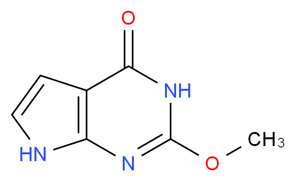 6-Hydroxy-2-methoxy-7-deazapurine_Molecular_structure_CAS_90057-07-1)