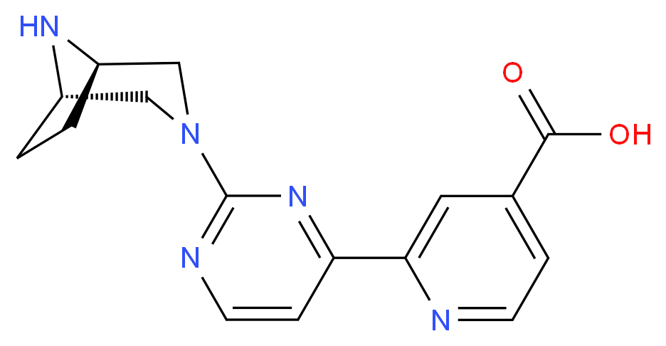 2-{2-[(1R*,5S*)-3,8-diazabicyclo[3.2.1]oct-3-yl]pyrimidin-4-yl}isonicotinic acid_Molecular_structure_CAS_)