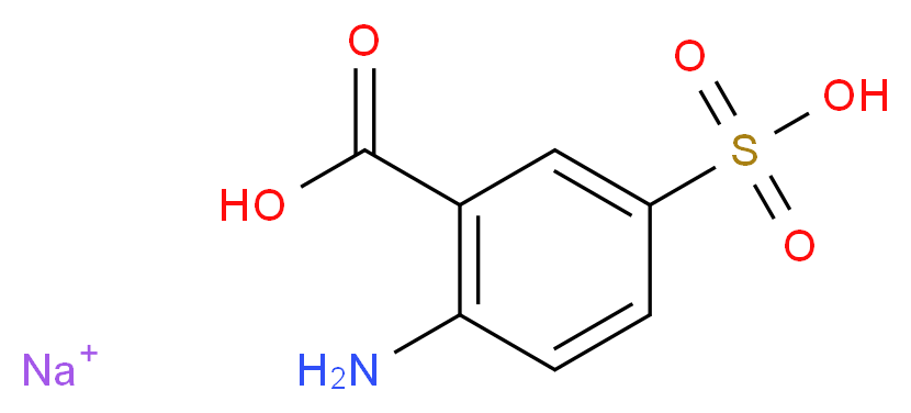 5-SULFO-2-AMINO BENZOIC ACID SODIUM SALT_Molecular_structure_CAS_83763-38-6)