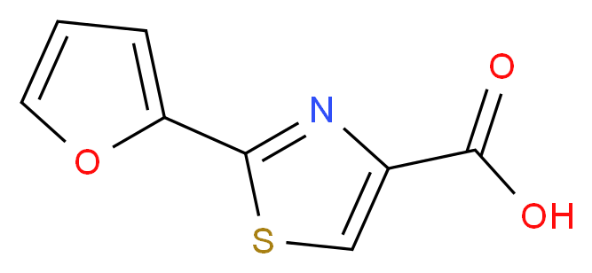 2-(2-Furyl)-1,3-thiazole-4-carboxylic acid 97%_Molecular_structure_CAS_)