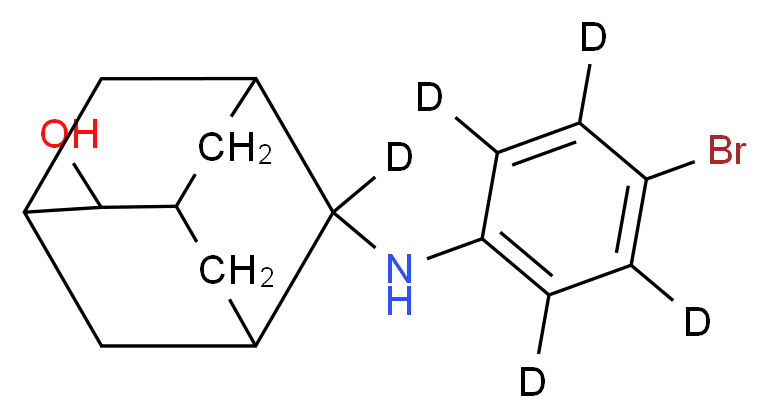 6-Hydroxy Bromantane-d5_Molecular_structure_CAS_)