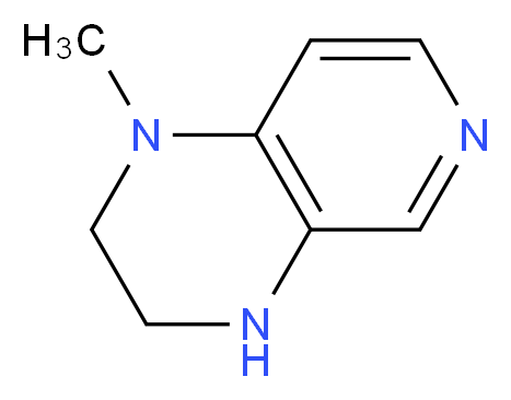 1-methyl-1H,2H,3H,4H-pyrido[3,4-b]pyrazine_Molecular_structure_CAS_)