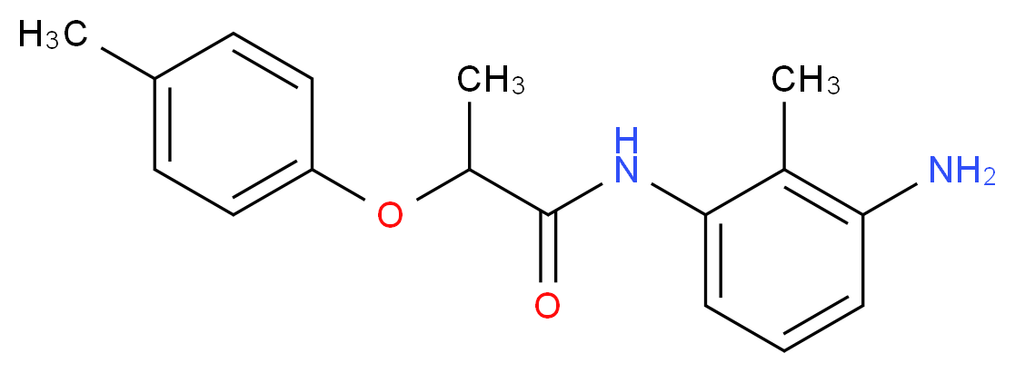 N-(3-Amino-2-methylphenyl)-2-(4-methylphenoxy)-propanamide_Molecular_structure_CAS_)