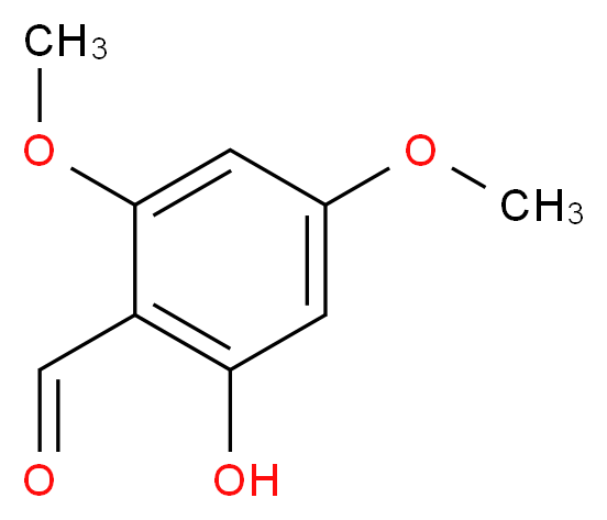 2-HYDROXY-4,6-DIMETHOXY BENZALDEHYDE_Molecular_structure_CAS_708-76-9)
