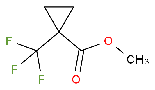 Methyl 1-(trifluoromethyl)cyclopropane-1-carboxylate_Molecular_structure_CAS_208242-25-5)