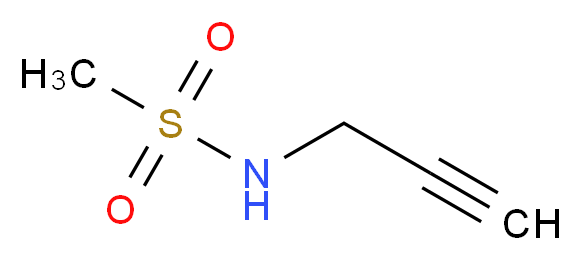 N-(prop-2-yn-1-yl)methanesulfonamide_Molecular_structure_CAS_)