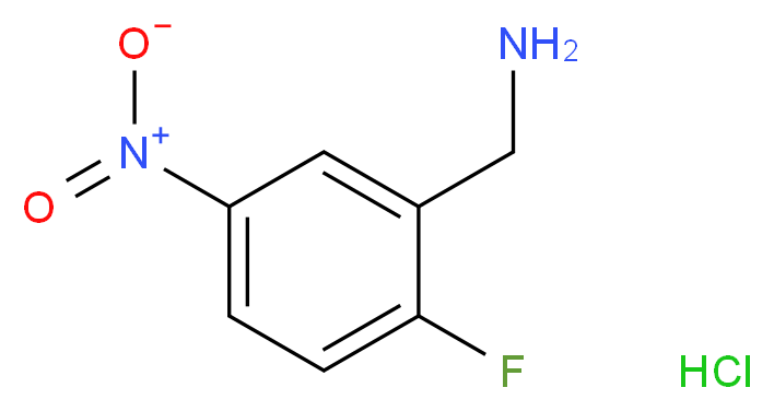 (2-Fluoro-5-nitrophenyl)methanamine hydrochloride_Molecular_structure_CAS_1214328-26-3)