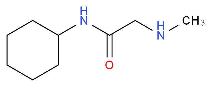 N-Cyclohexyl-2-(methylamino)acetamide_Molecular_structure_CAS_)