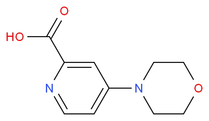 4-Morpholin-1-ylpyridine-2-carboxylic acid 97%_Molecular_structure_CAS_)