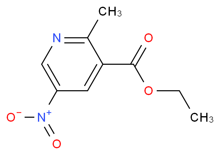 Ethyl 2-methyl-5-nitro-3-pyridinecarboxylate_Molecular_structure_CAS_51984-71-5)