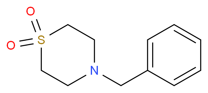 4-Benzylthiomorpholine 1,1-dioxide_Molecular_structure_CAS_)