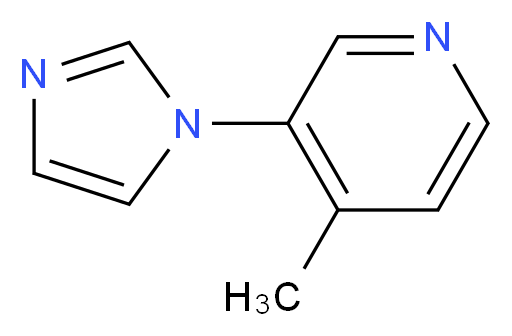 3-(1H-imidazol-1-yl)-4-methylpyridine_Molecular_structure_CAS_)