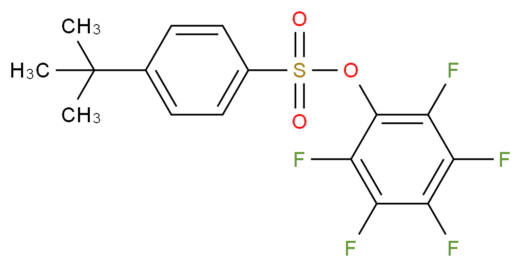 2,3,4,5,6-Pentafluorophenyl 4-(tert-butyl)-benzenesulfonate_Molecular_structure_CAS_)
