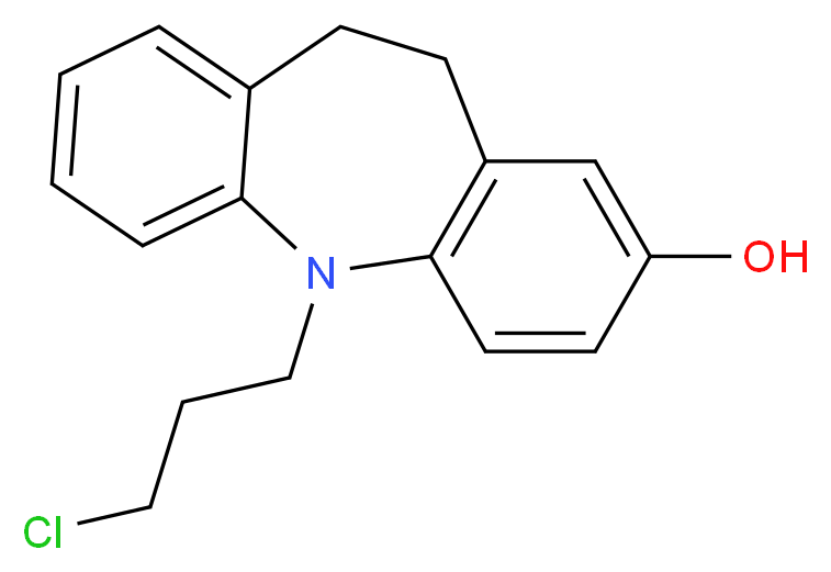 5-(3-Chloropropyl)-10,11-dihydro-2-hydroxy-5H-dibenz[b,f]azepine_Molecular_structure_CAS_1159977-21-5)