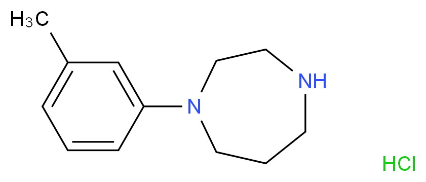 1-(3-Methylphenyl)homopiperazine monohydrochloride_Molecular_structure_CAS_934991-97-6)