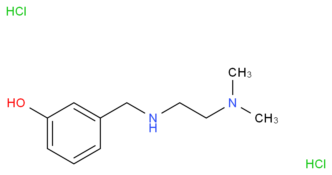 3-({[2-(dimethylamino)ethyl]amino}methyl)phenol dihydrochloride_Molecular_structure_CAS_)