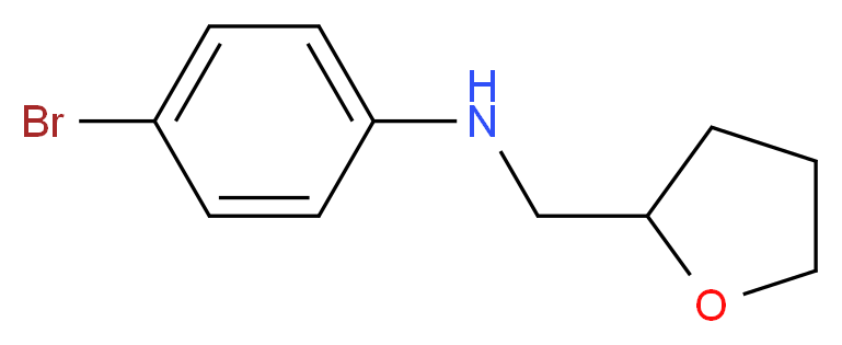 4-bromo-N-(oxolan-2-ylmethyl)aniline_Molecular_structure_CAS_)