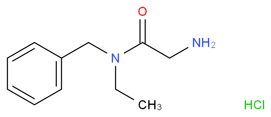 2-Amino-N-benzyl-N-ethylacetamide hydrochloride_Molecular_structure_CAS_)