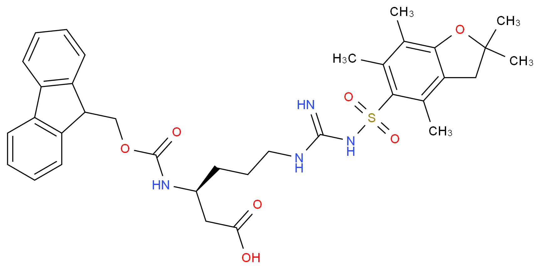 Fmoc-Homoarg(Pbf)-OH_Molecular_structure_CAS_401915-53-5)