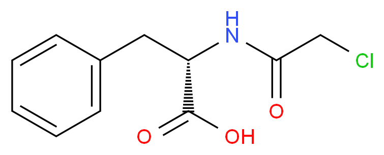 2-[(2-chloroacetyl)amino]-3-phenylpropanoic acid_Molecular_structure_CAS_)