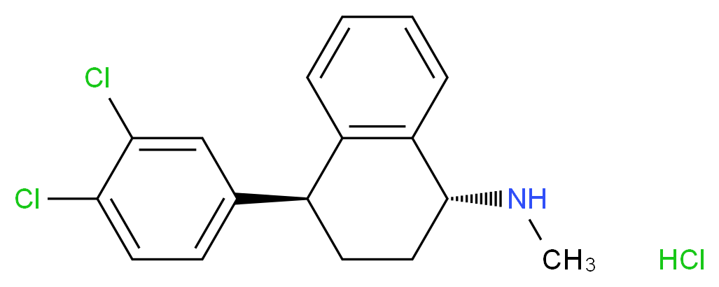 rac-cis-Sertraline Hydrochloride_Molecular_structure_CAS_79617-95-1)