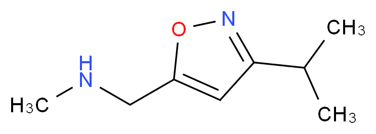 1-(3-isopropyl-5-isoxazolyl)-N-methylmethanamine_Molecular_structure_CAS_942519-65-5)