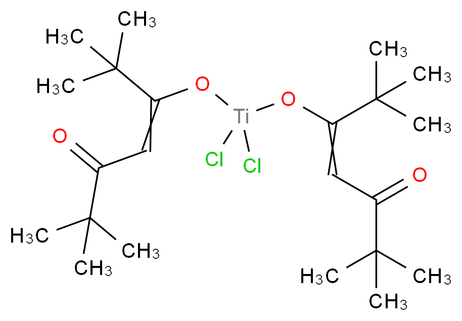 Dichlorobis(2,2,6,6-tetramethyl-3,5-heptanedionato)titanium(IV)_Molecular_structure_CAS_53293-32-6)