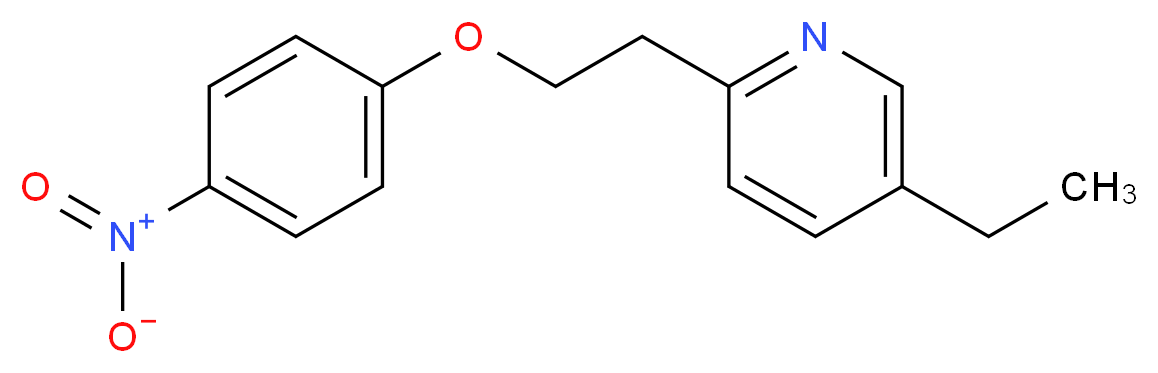 4-(2-(5-Ethyl-2-pyridyl)ethoxy)nitrobenzene_Molecular_structure_CAS_85583-54-6)