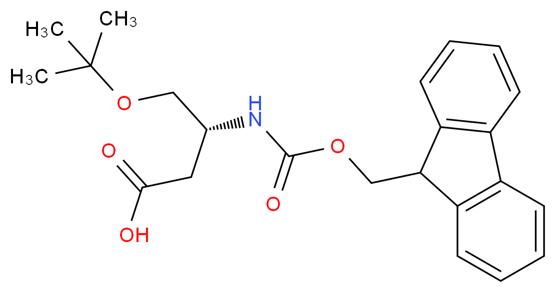 Fmoc-β-Homoser(tBu)-OH_Molecular_structure_CAS_203854-51-7)