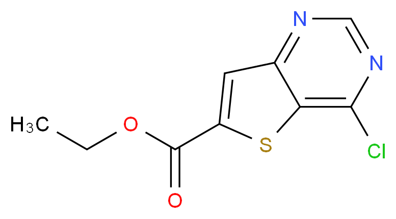 Ethyl 4-chlorothieno[3,2-d]pyrimidine-6-carboxylate_Molecular_structure_CAS_596794-87-5)