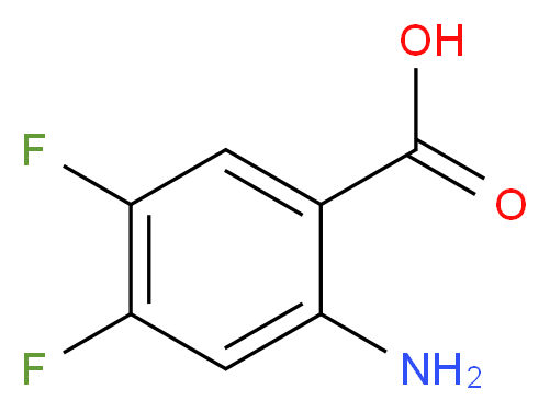 4,5-Difluoroanthranilic acid_Molecular_structure_CAS_83506-93-8)