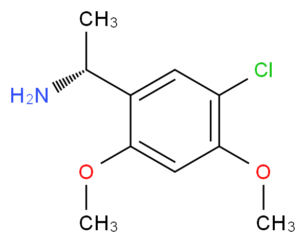 (1R)-1-(5-chloro-2,4-dimethoxyphenyl)ethan-1-amine_Molecular_structure_CAS_)