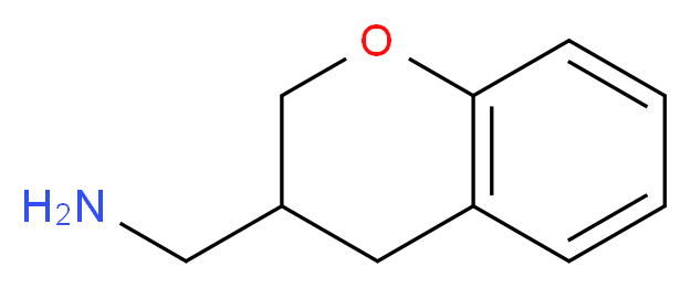 3,4-dihydro-2H-1-benzopyran-3-ylmethanamine_Molecular_structure_CAS_)