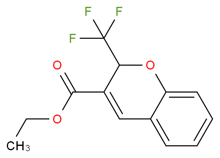 Ethyl 2-(trifluoromethyl)-2H-chromene-3-carboxylate_Molecular_structure_CAS_)