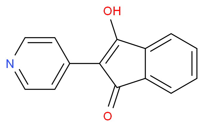 3-Hydroxy-2-(pyridin-4-yl)-1H-inden-1-one_Molecular_structure_CAS_67592-40-9)