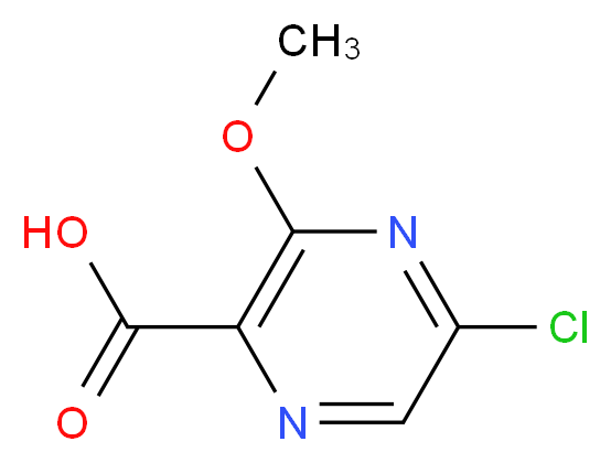 5-chloro-3-methoxypyrazine-2-carboxylic acid_Molecular_structure_CAS_872355-80-1)