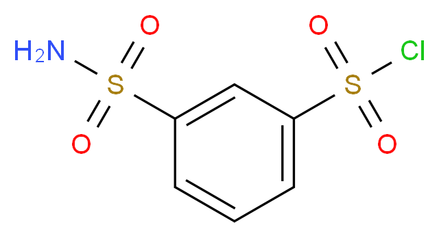 3-(aminosulfonyl)benzenesulfonyl chloride_Molecular_structure_CAS_62646-47-3)